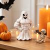 Unique Desktop Decoration 3D Printed Buff Ghost Figurine, Funny Muscle Novelty Gift for Friends Ornament, Spooky Halloween Decor, Home Tabletop