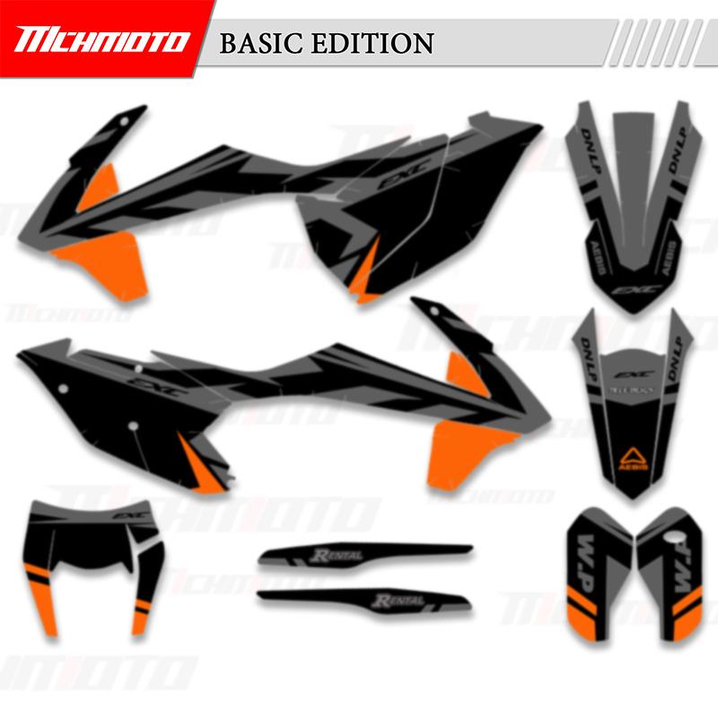 MCHMFG Графические фоны Наклейки Комплект Для KTM 125 250 300 350 450 SX SXF 2016 2017 2018 EXC EXC-F XCW 2017 2018