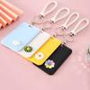 Fashion Girls Bus Card Cover Cartoon Children Badge Case Bank Card ID Card Holder Keychain
