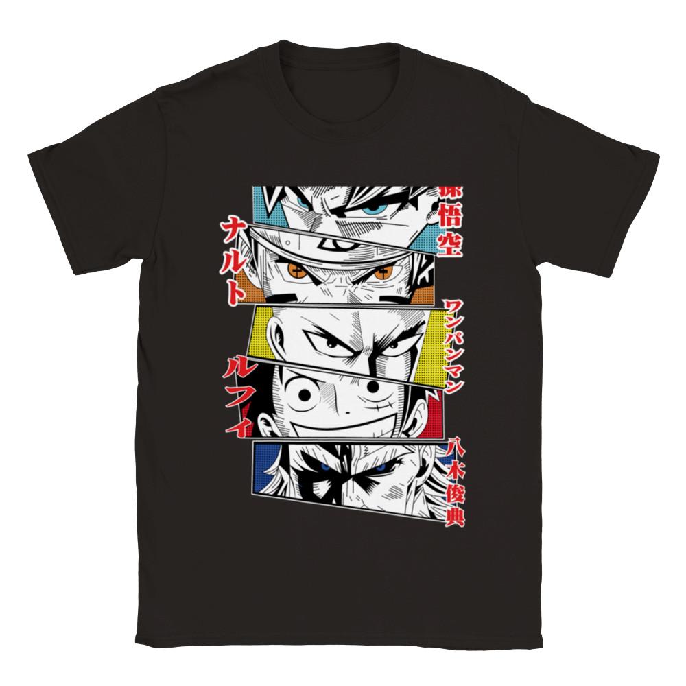 Hero Eyes Anime - Unisex Crewneck T-shirt Unisex T-Shirt