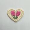 Fresh Little Flower Tulip Embroidery Patch Clothing Accessories Ins Colorful Cute Little Cherry Series Embroidery Cloth
