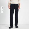 Navigare Men's Fleece-Lined Waffle Knit Straight-Leg Casual Trousers