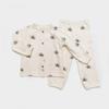 Soft Cotton Toddler Pajama Set Long Sleeve Top Pants Home Wear Boys Girls 1-3 Years