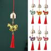 Chinese New Year Horse Pendant 2026 Feng Shui Zodiac Animal Charm Hanging Tassel Ornament with Bell for Fortune Wealth Success Shop Door Car Decor