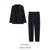Kaslead New Women Clothes Western Style No Lapel Blazers Casual Pants 8863557 8874557
