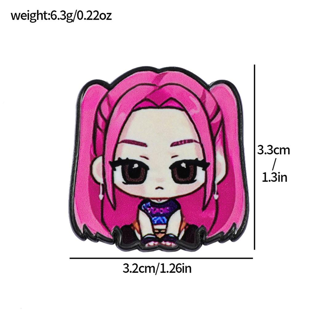 Metal Badge Animation Character Alloy Brooch Accessories