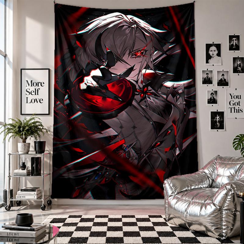 Wall TapestryGenshin Impact Art Hanging Cloth Decorative Background Cover for Room Decoration