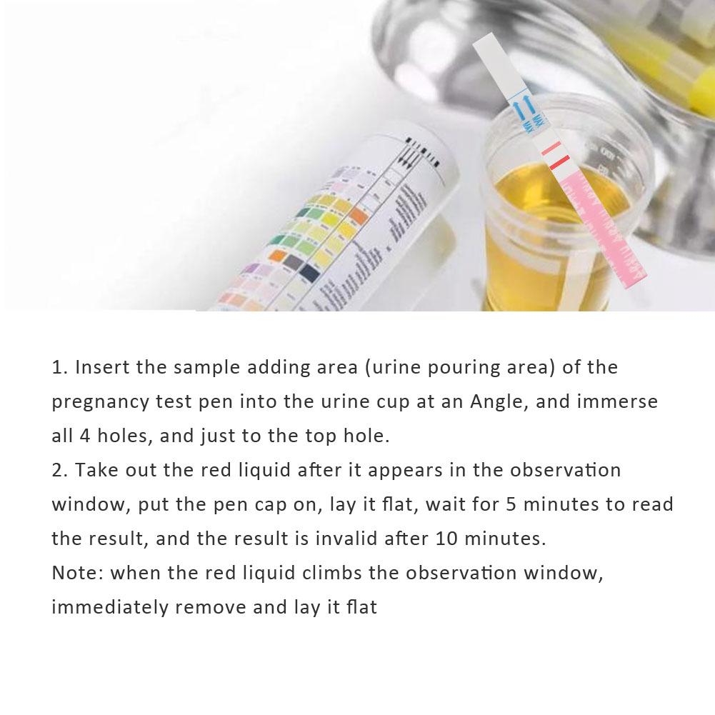 5 шт., бумажные тест-полоски для анализа мочи, набор для быстрого отображения, инструмент для женского здоровья
