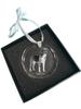 Harrier - crystal bauble with a photo, dog photo in crystal, personalized Christmas tree ornament by Art-Dog brand