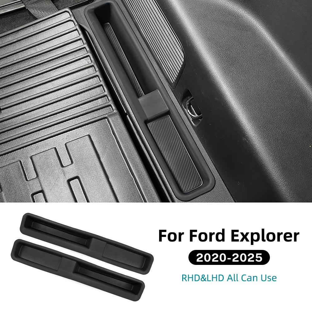 Interior Anti-Slip Silicone Mat Compatible with Ford Explorer 2020-2025 and Ford Ranger 2024-2026 T9