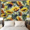 Tapestry Sunflower Painting Wall Hanging Home Decor  Floral Nature Landscape