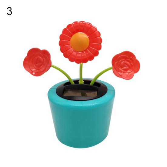 Солнечная энергия цветок приборной панели интерьер цветочный автомобиль домашний орнамент украшение подарок