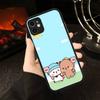 BUBU DUDU Cartoon For IPhone 16 15 14 Plus 13 12 11 Pro Max X XS MAX Translucent Matte Shockproof Cover
