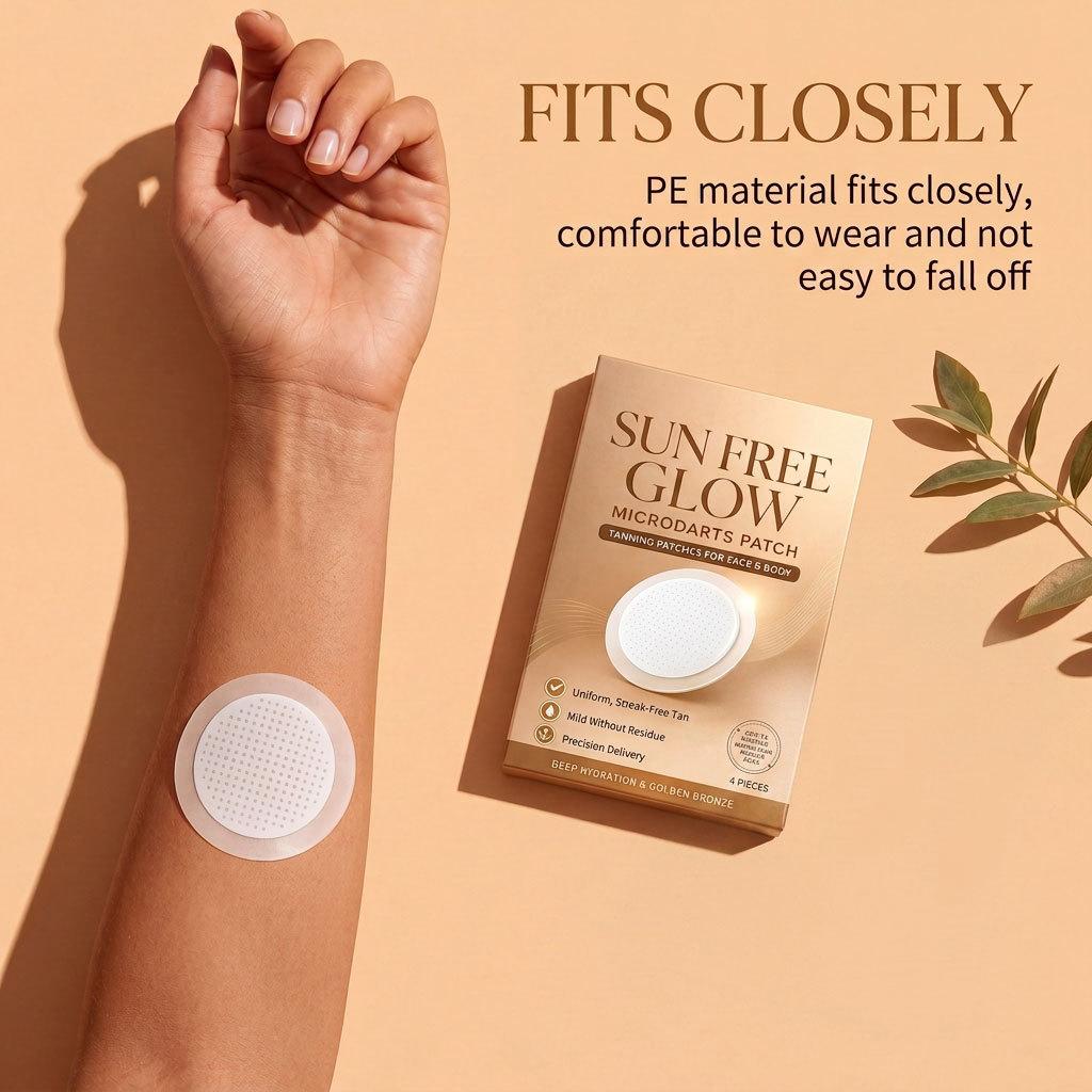 Sunless Tanning Body Sheets Lazy Self-Tanning Even Skin Tone Healthy Glowing Wheat Skin Patches
