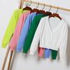 2022 Women's Slim-Fit Long-Sleeve Knit Cardigan Sweater - Spring/Autumn Fashion