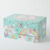 Custom Logo Unicorn Printed Musical Jewelry Box Eco-Friendly Durable Wooden Box for Kids Girls Birthday Gift