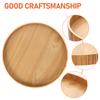 Круглый деревянный поднос простая форма ресторан фруктовая тарелка раковина бытовая сервировка хлеба декоративная ванная комната день рождения