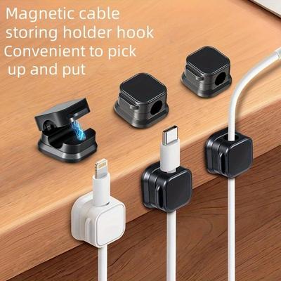 Магнитный органайзер для кабелей - Настольный автомобильный кабель-менеджмент