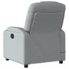 Massage Chair Light Grey Fabric