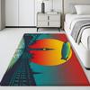 Music Z-Zeppelin Floor Mat Soft Flannel Entrance Door Mat Non Slip Absorbent Bathroom Bedroom Floor Rug