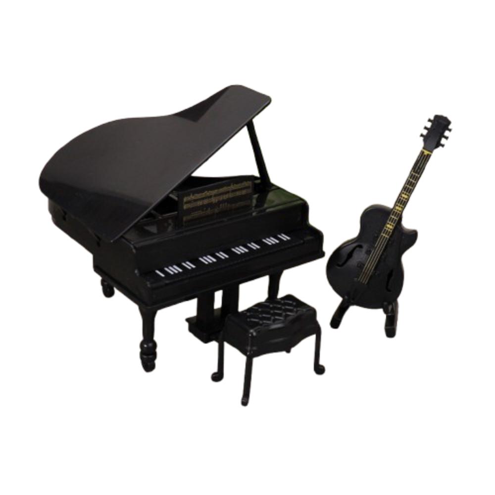 Miniature Size Grand Piano Furniture Simulation Musical Instruments Props  Miniature Collection