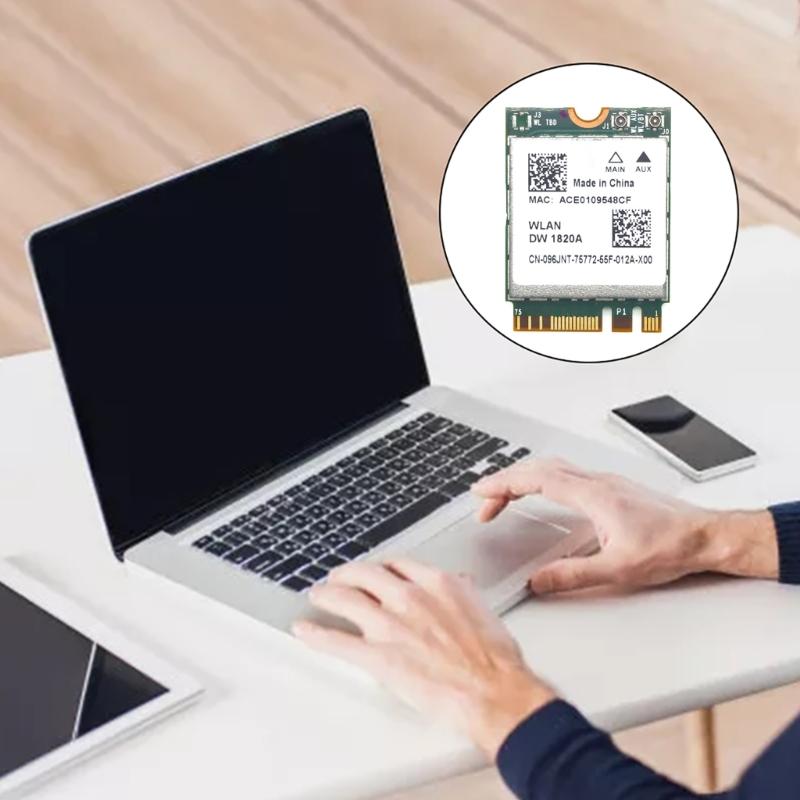 DW1820A BCM94350ZAE 1200Mbps 2.4G/5Ghz 802.11AC WiFi Card K Adapter -NGFF Bluetooth-compatible4.1 for Win7 8 10