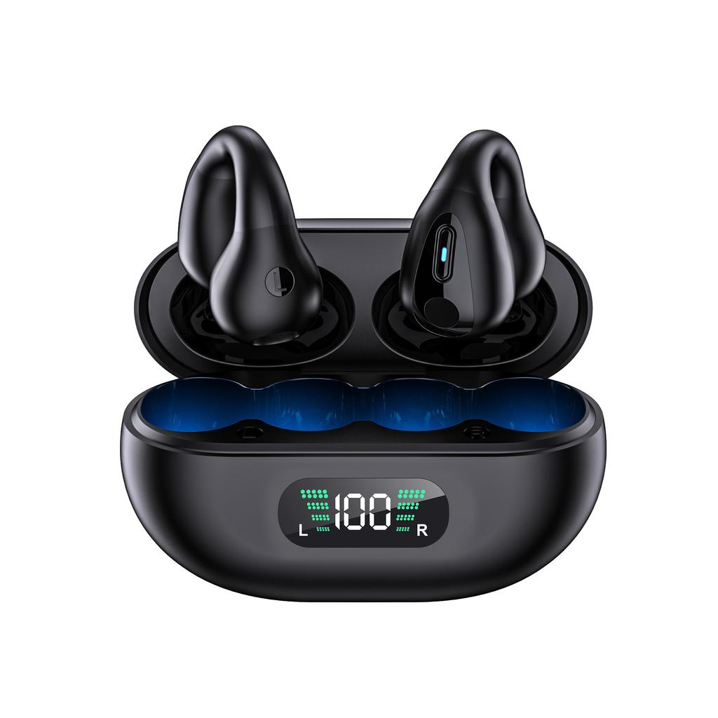 Новая Bluetooth-гарнитура с большой мощностью, беспроводная спортивная гарнитура с зажимом для ушей, безболезненная воздушная проводимость, сверхдлинный срок службы