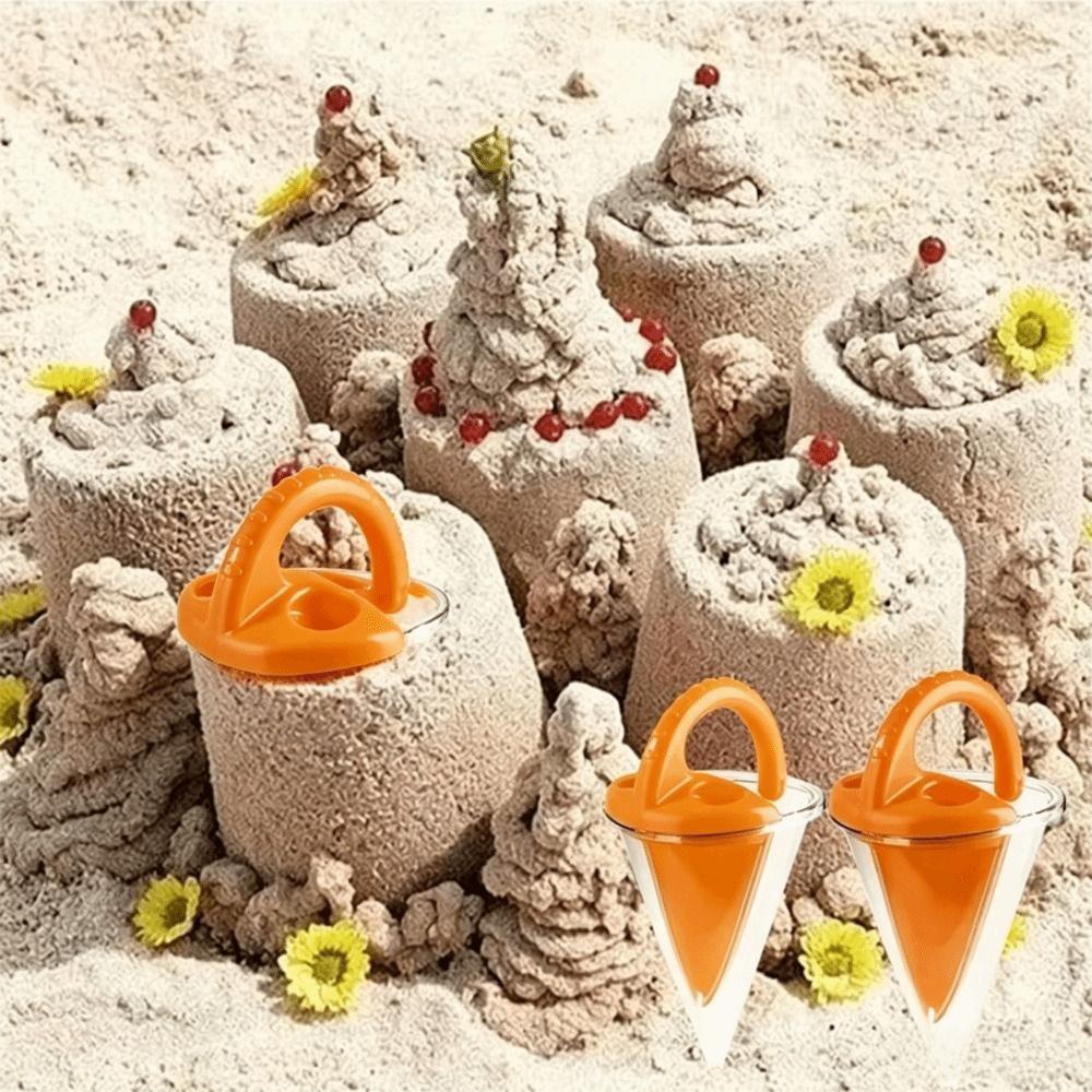 Handheld Beach Sand Funnel Multifunctional Overflow Funnel Toy Creative Sand Funnel Toy  Beach Play