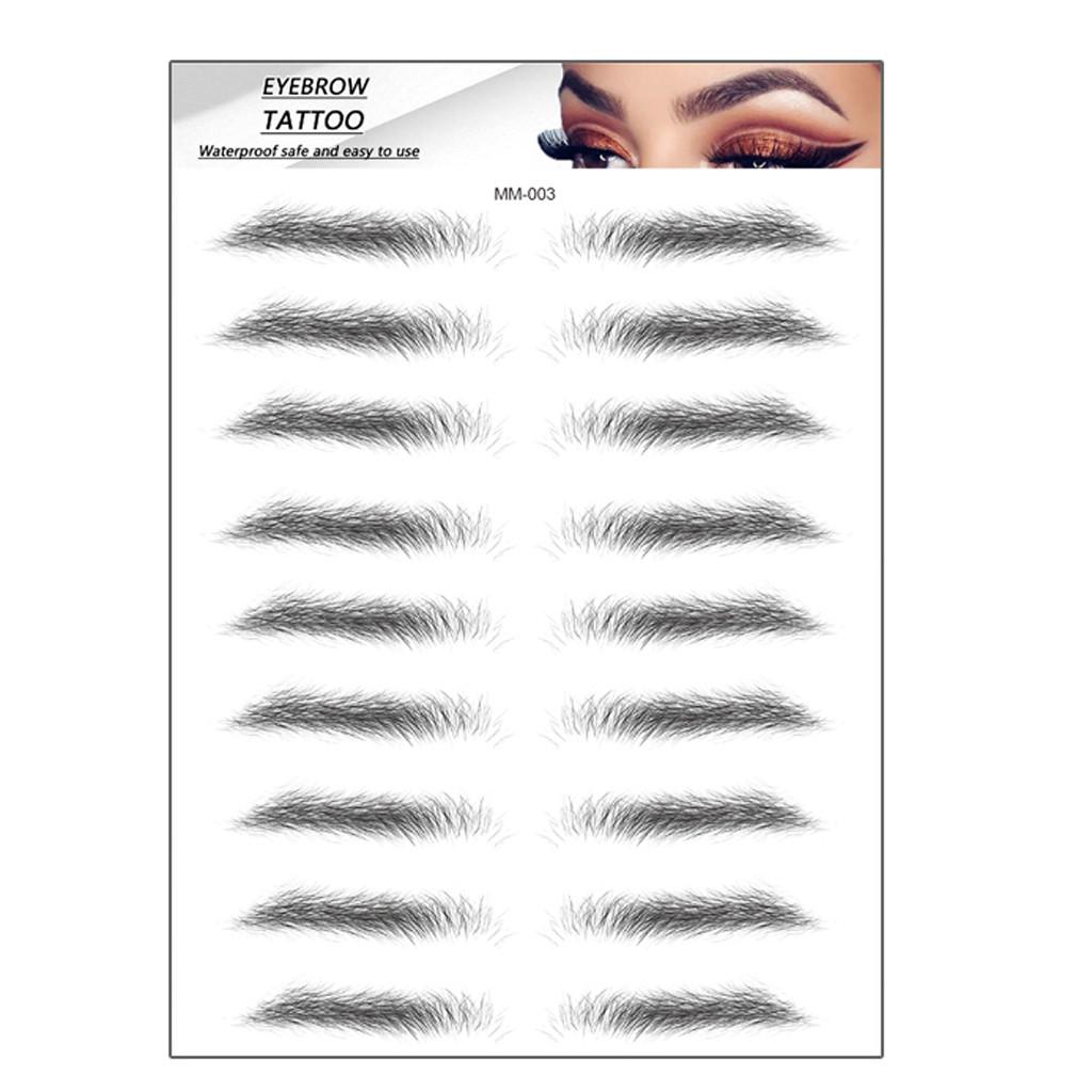 6D волосы, похожие на настоящие брови, уход за волосами, формирователь бровей, макияж, наклейка для бровей