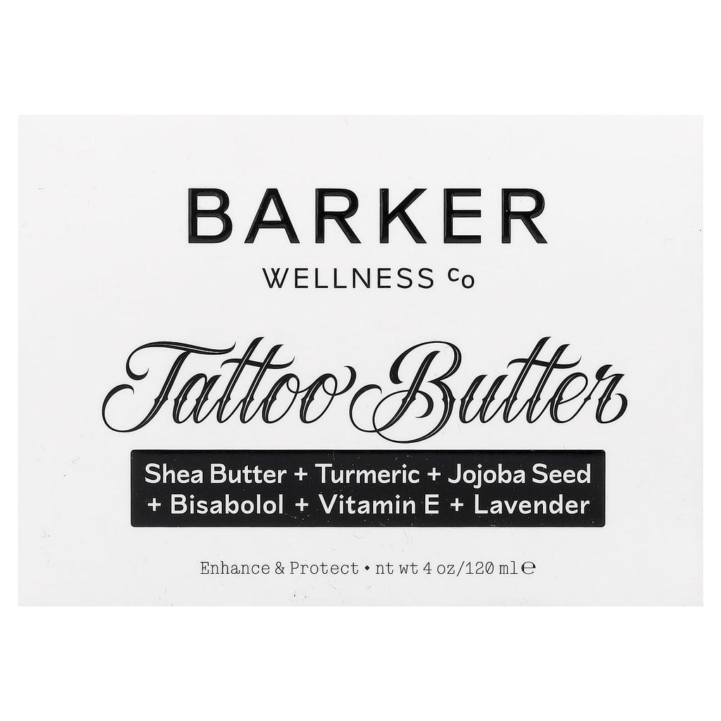 Barker Wellness Co., Tattoo Butter, 120ml (4oz)