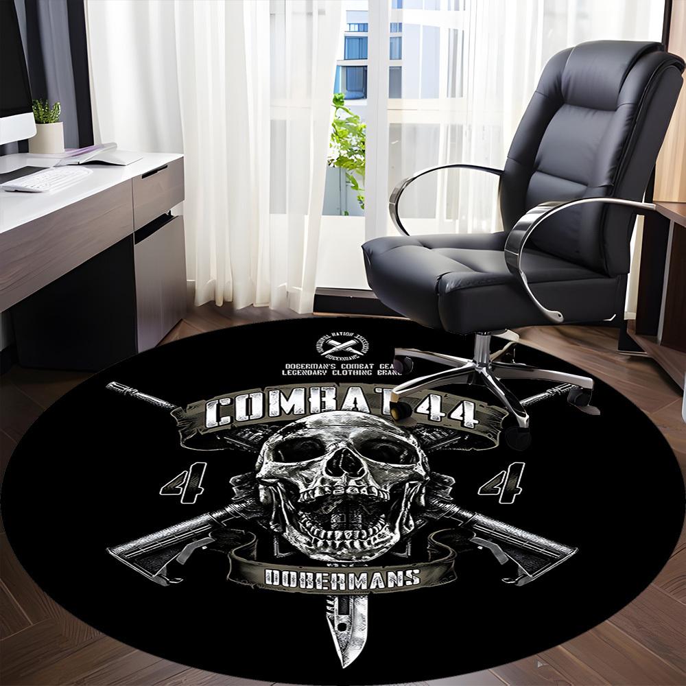 1 шт. Круглый ковер Call of Duty для офиса, комнатный коврик, подходящий для офиса, спальни, гостиной, домашнего декора, украшения комнаты a0926076