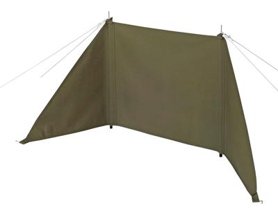 Палатка Captain Stag Fire Proof для кемпинга, Ветрозащита, Отражатель, 170 см, Огнестойкая ткань, Оливковый, с сумкой для хранения, UP-2710