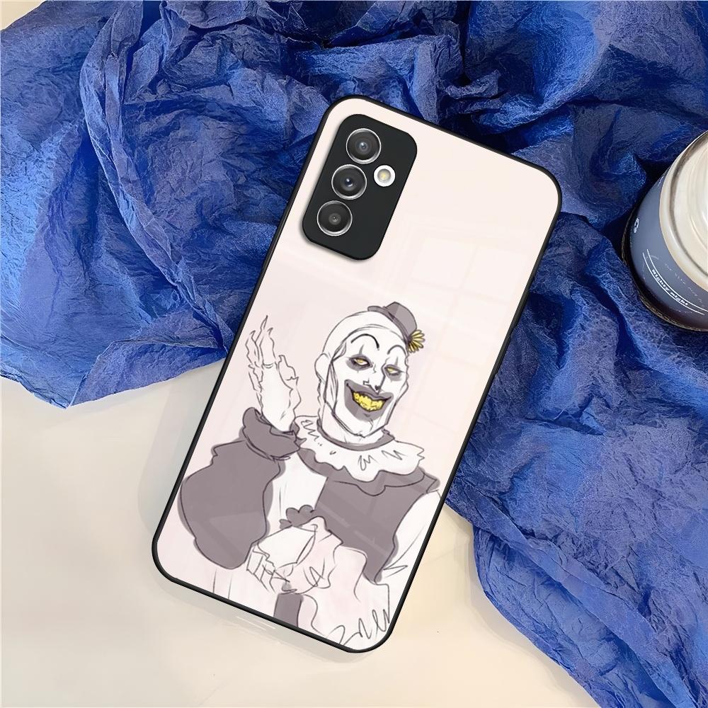 Horror Movie Terrifier Phone Case for Samsung S25 S24 S30 S21 S23 S20 S22 Fe S10 E S9 Note 20 Pro Ultra Plus glass Cover