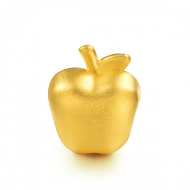 Браслет из 18-каратного золота с красной веревкой - Украшения ручной работы на тему яблок для года рождения и рождественский подарок