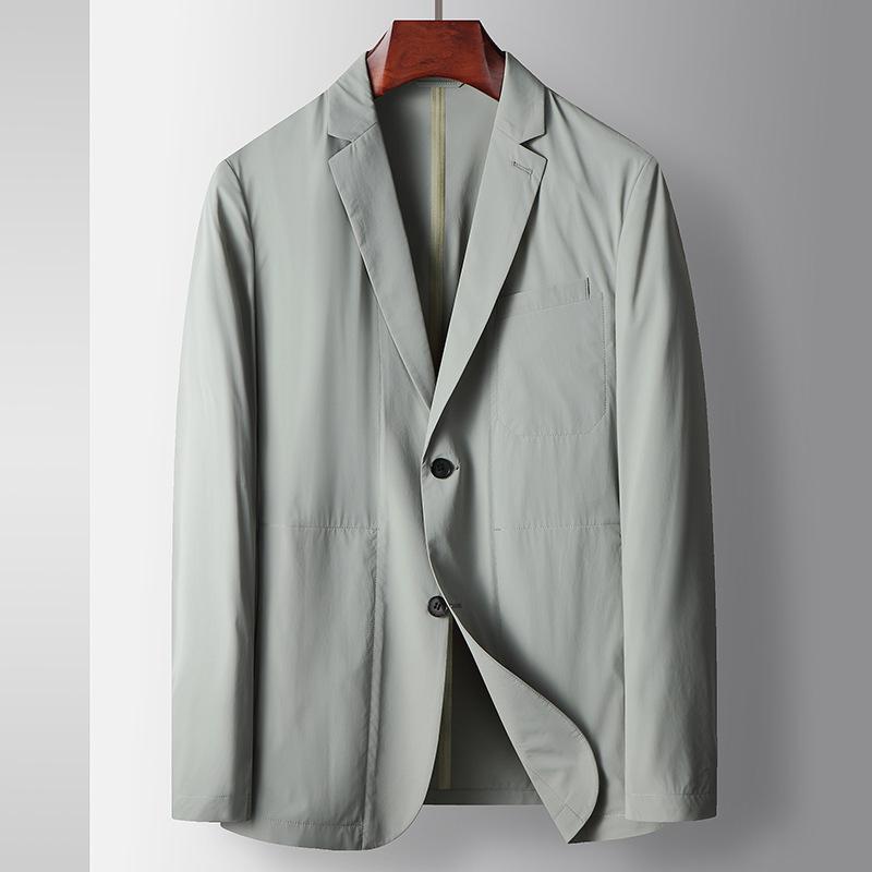 Весна и лето Тонкий легкий роскошный деловой однотонный молодежный однобортный пиджак в западном стиле