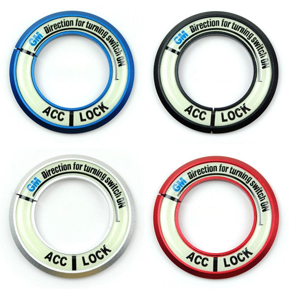 Дополнительный цветной фонарь ночного видения, светящийся переключатель зажигания, наклейка, светящееся кольцо для ключей, декор с узором Ford для Chevrolet