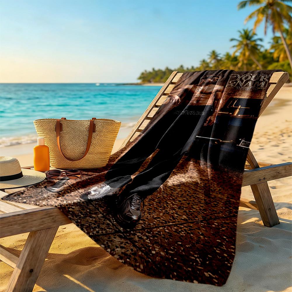 Lamin Yamal Customize Your Name Beach Towel Super Soft Microfiber Quickdry Fabric Perfect For Traveling Yoga Camping And Swimming