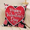 Heart Graffiti art Cushion Cover Soft Plush Fabric DoubleSided Printed Cushion Covers for All Seasons Modern HomeDecor Gift