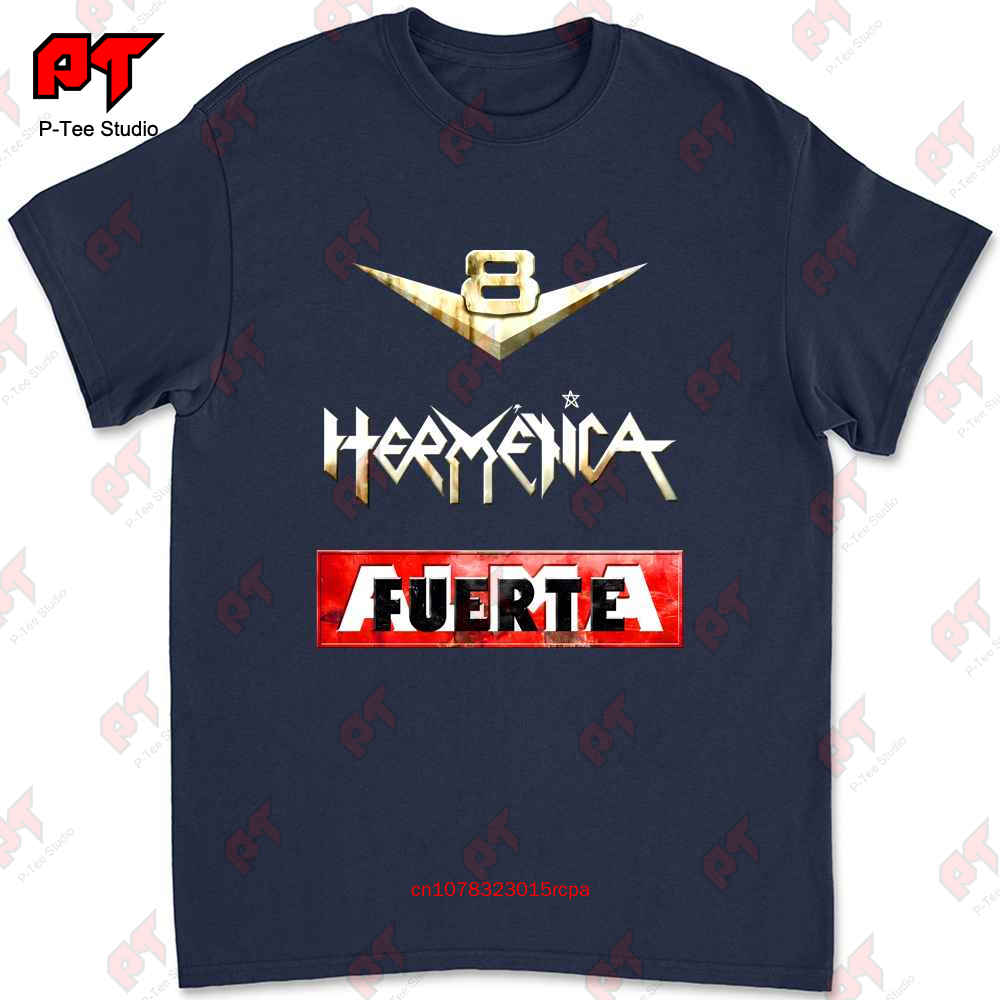 V8 Hermetica Almafuerte Band Poster Music T-shirt QJAG