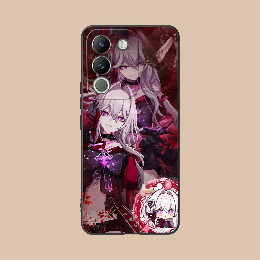 HSR Thelema Матовый ТПУ Чехол для Мобильного Телефона для VIVO V60 V50 V40 V30 V29 V27 V25 V23 Pro Lite 5G Цветной Печатный Чехол