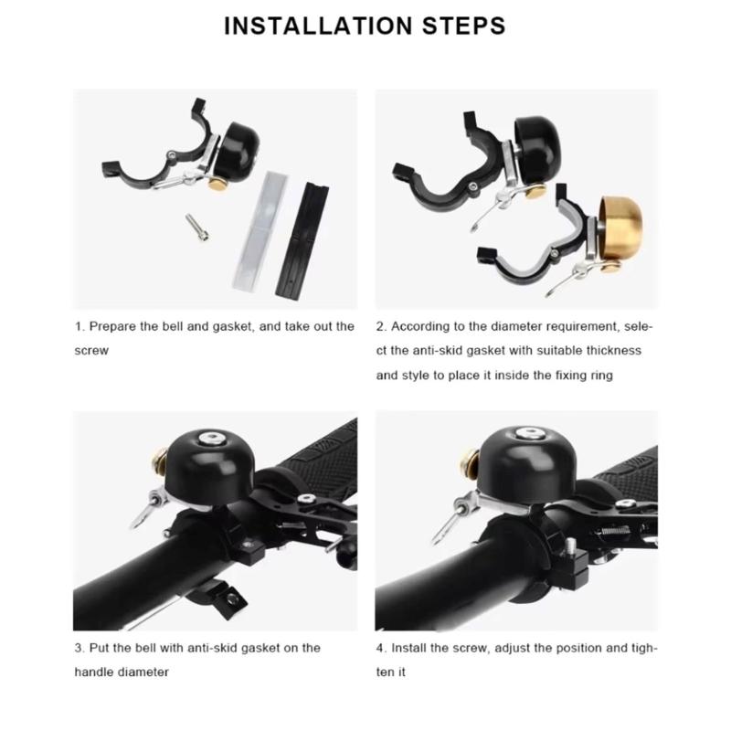 Cycling Horn Bike Handlebars Bells Replacement Mountain Bicycles Bells Road Bike Bells Handlebar Horn Easy to Install