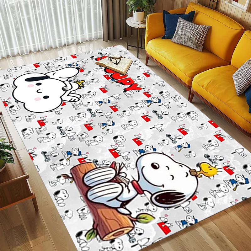 Snoopy Party Living Room Nonslip Area Rug Soft Carpet For Bedroom Game Playroom Sofa Office Home Decor Doormat Christmas Gift C9291553
