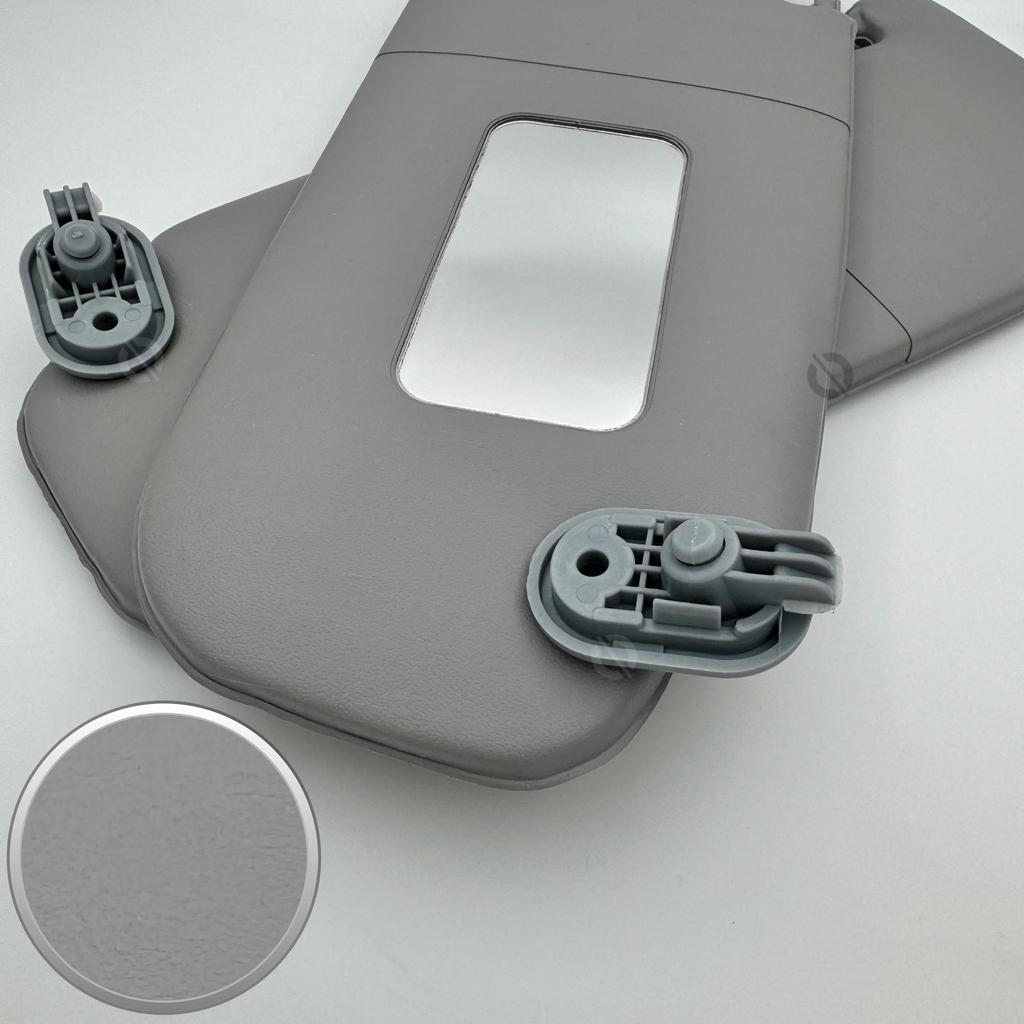 Sun Visor for Hyundai I20 Left-Right 2 Pieces Set 2008-2018 Years with Mirror