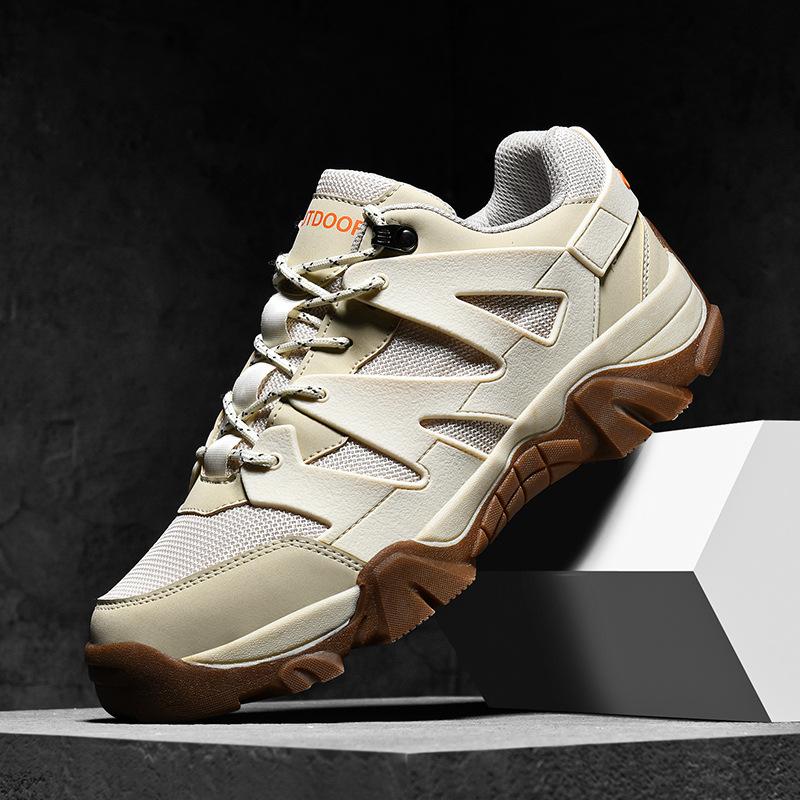Новые мужские сетчатые туфли, нескользящие, для хайкинга, мужские, дышащие, большого размера, для занятий спортом на открытом воздухе, для бега, для бездорожья, мужские