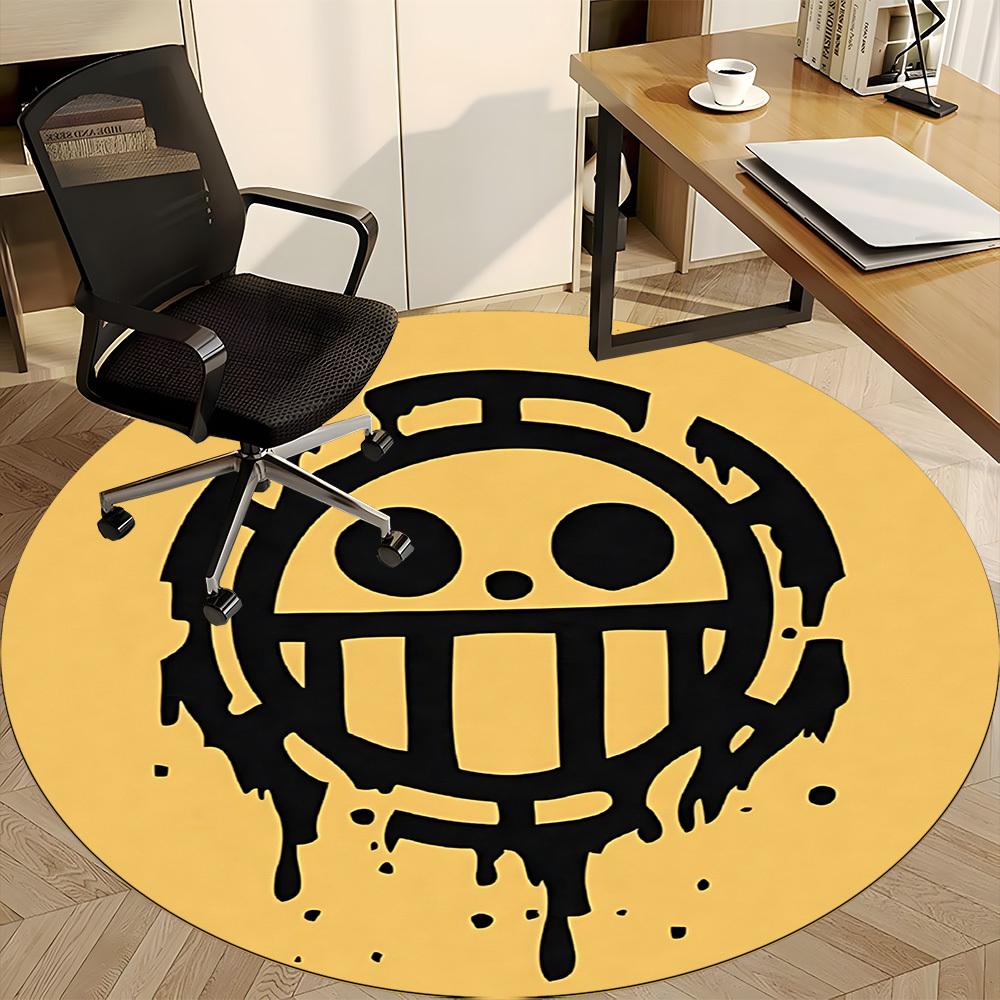 Круглый ковер для офиса One Piece, под офисные стулья, спальни, гостиной, домашний декор a0908193