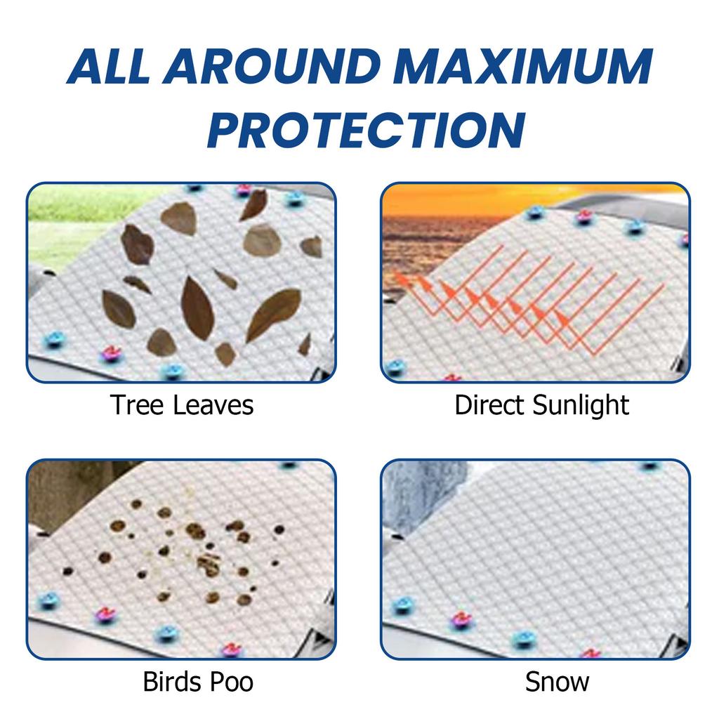 Rayhong Outdoor Snow Cover Car Exterior Accessories Magnet Winter Essential Safe And Reliable Interior Spare Parts Snow Cover Sun Visor