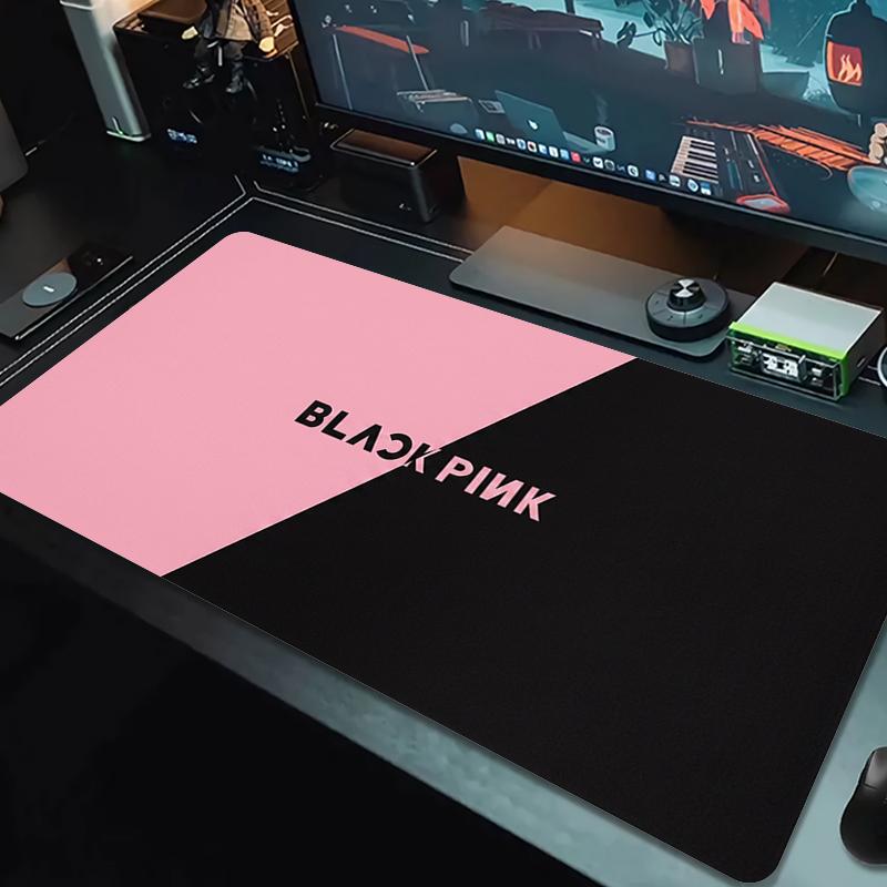 Blackpink Коврик для мыши Большой Игровой Стол Подушка Нескользящий Ноутбук Планшет Большой Коврик для Мыши XXL Коврик Мини ПК Игровой Коврик С Замком по краю_XIA