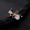 Stud Earrings Rhinestone Pendant Earrings Women Jewelry Bowknot Earrings  Daily Accessory