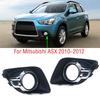 Для Mitsubishi ASX 2010 2011 2012 Автомобильный Передний Бампер Рамка Противотуманной Фары Накладка Кожух Противотуманки Накладка на Капот