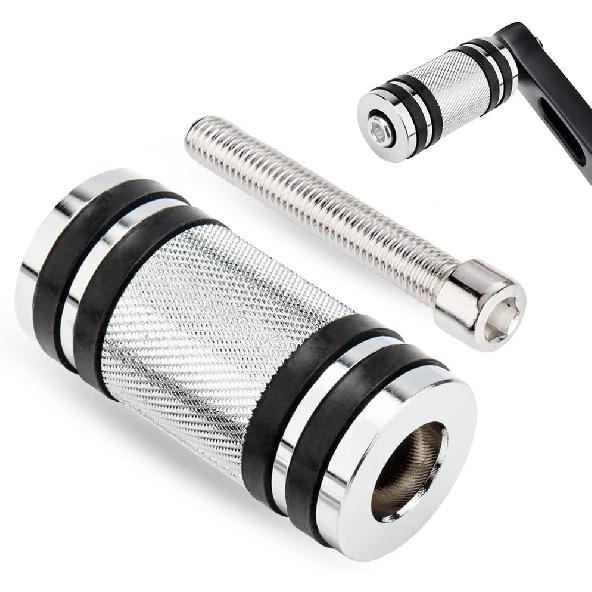 Motorcycle Shifter Peg with Raised Knobs Black Lever Foot Shift Pegs Compatible with Harley Davidson Street Glide Road King Softail Sportster Dyna